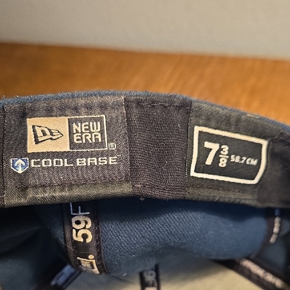 Dark Green A's Baseball Cap with Yellow A's Logo - Picture 2 of 4